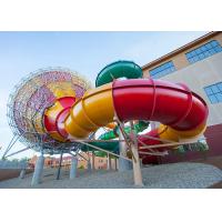 china Fiberglass Tornado Water Slide Factory In China Outdoor Amusement Park Equipment