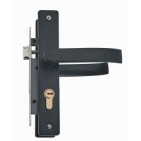 China Pull Wooden Hardware Mortise Door Lock Zinc Brass Straight Lever Handles for sale