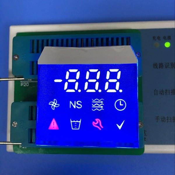 Quality Enhanced Background Multicolor Custom LED Display For Refrigerator 0.4 Inch for sale