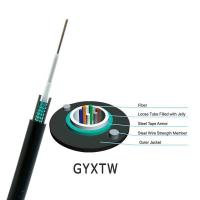 China Communication GYXTW 8 Core Armoured Fibre Optic Cord Optical Fiber Cable for sale