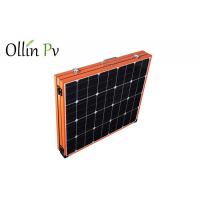 Quality Orange Color Folding Portable Solar Panels For Camping Easy Installation for sale