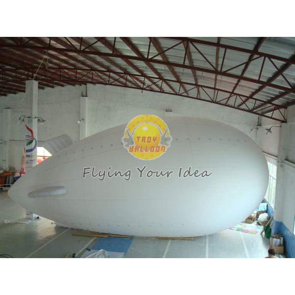 Quality Fireproof Reusable Giant Advertising helium blimp / zeppelin Balloons with PVC for sale