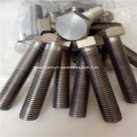 China Titanium hexagon bolts M22 ,GRADE 2 TITANIUM HEX HEAD CAP SCREW,FULL THREAD,100 PCS WHOLES factory