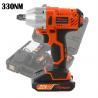 China 330N.M Cordless Impact Wrench 20V Battery Powered Torque Wrench factory