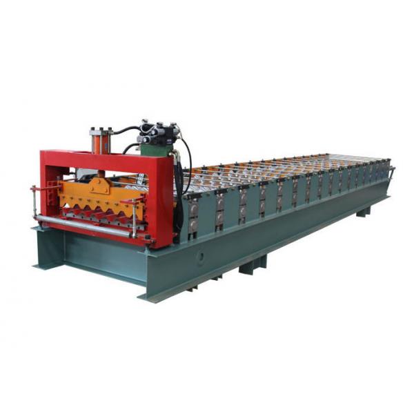 Quality Color Steel Roofing Sheet Corrugated Shape Roll Forming Machine With PLC Control for sale