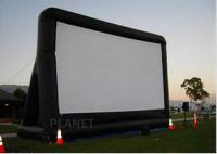 China Open Air Inflatable Movie Screen Double Stitching AC 110V / 220V Supply Voltage factory