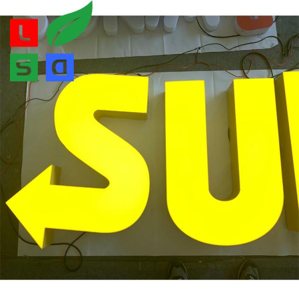 Quality Frameless Front Lit Channel Letter Sign 2835SMD Led Outdoor Letters for sale