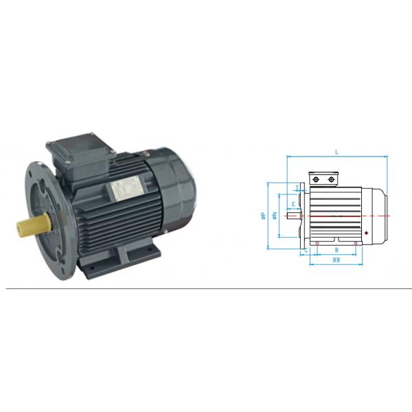 Quality IE3 3 Phase Asynchronous 2 Pole Motors 3000rpm With Built-In Frequency Inverter for sale