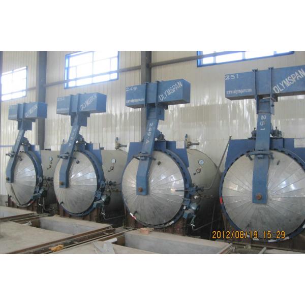Quality Saturated Steam AAC Chemical Autoclave / AAC Block Machine , High Temperature for sale
