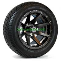 China Custom 12 Inch Golf Cart Wheels Tires Ezgo Wheels And Tires Set Of 4 Shiney factory