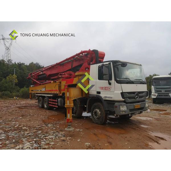 Quality In 2016 Sany Heavy Industry Mercedes-Benz Used Concrete Pump Truck 62 Meters for sale