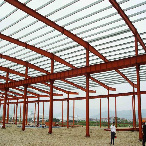 Quality Q235B Single Bay Portal Frame Punching Portal Steel Structure CAD For Hall Shed for sale