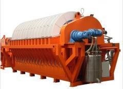 Quality Iron Ore Slurry Rotary Disc Filter , Vacuum Filtration System Energy Saving for sale