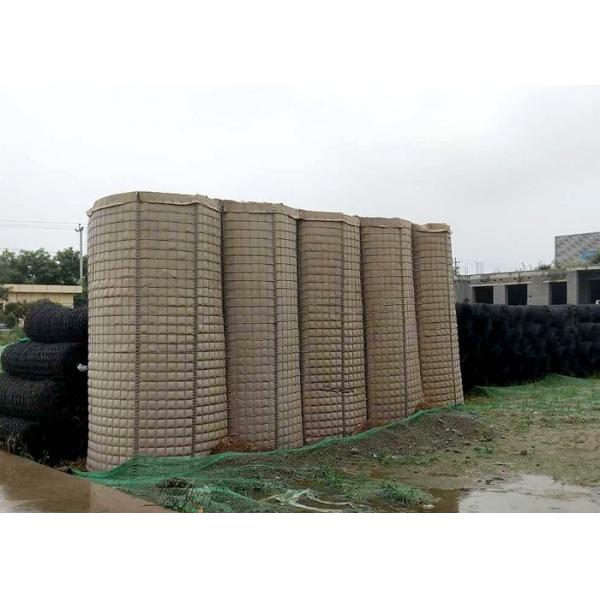 Quality Zinc Aluminum Alloy Military Hesco Barriers Hesco Defense Wall Welded Mesh for sale