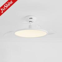 China 42 Inches Smart Led Ceiling Fan , Dc Motor Invisible Ceiling Fan For Bedroom factory