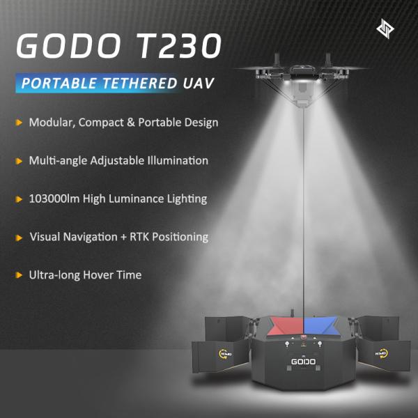 Quality GODO T230 Portable Tethered UAV System for sale