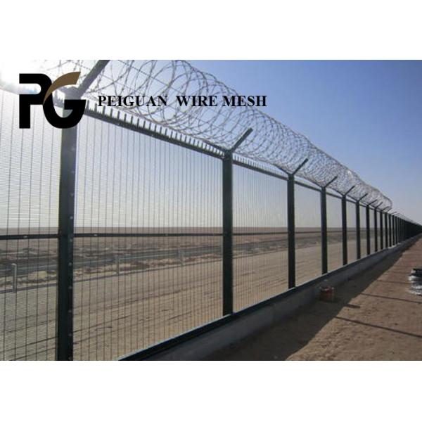 Quality Eco Friendly Security Metal Fencing , 8 Gauge Wire Mesh Security Fencing for sale