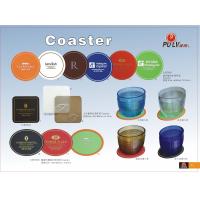 Quality Customized Logo Hotel Guest Amenities Rubber Coaster CE for sale