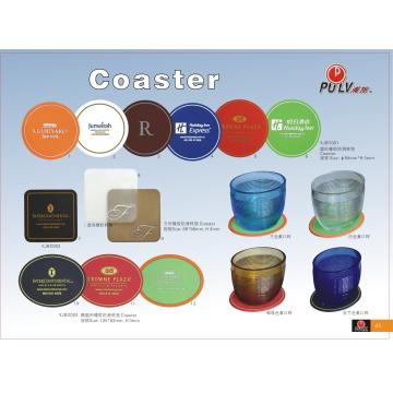 Quality Customized Logo Hotel Guest Amenities Rubber Coaster CE for sale