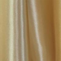 China 50dx75d Gold Chiffon Fabric 87gsm Poly Satin For Blouses And Dresses factory