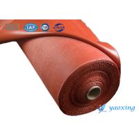 Quality 1mm Fireproof Silicone Coated Fiberglass Fabric For Welding Blanket for sale