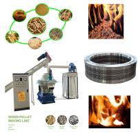 Quality Robust 380v Sawdust Pellet Machine 10-20% Moisture Content for sale