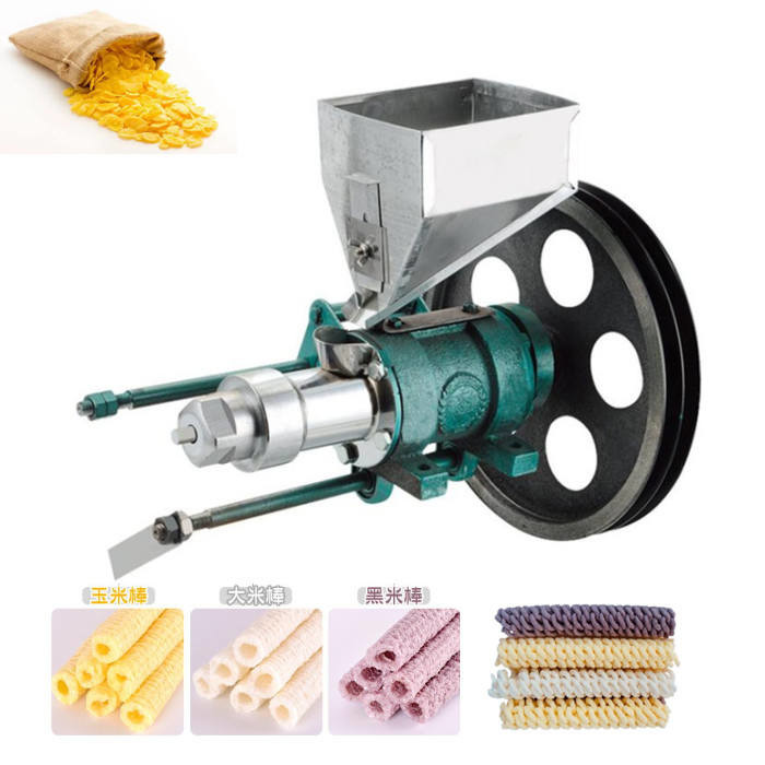 China 4kw Automatic corn puffing machine corn snacks extrusion making machine inflating cereals puffs extrude factory