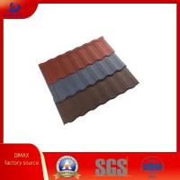 China Fireproof Waterproof Construction Materials Stone Chips Coated Steel Roofing Shingle factory