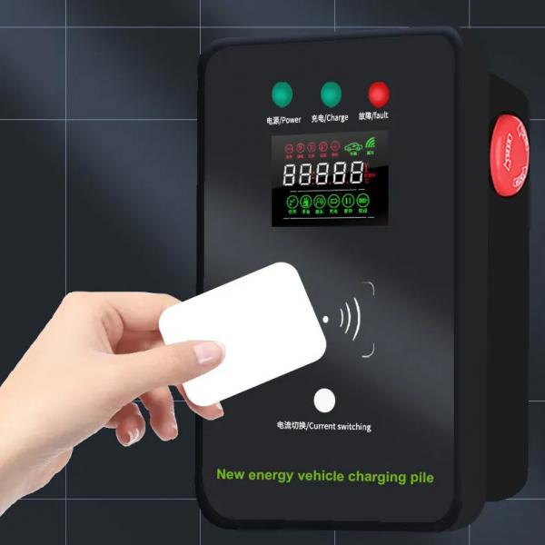 Quality IP67 European Standard Swipe Card AC Wall Box Electric Car Charger Leakage for sale