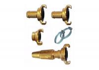 China High Reliability Brass Hose Nozzle Kit with Claw-Lock Hose Quick Coupling Set / Clamps factory