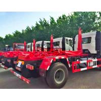 China Hooklift Hook Lift Bin Waste Collection Trucks 10 - 15 Tons Capacity 4x2 Driving Type for sale
