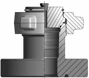 tree cap flange end model a