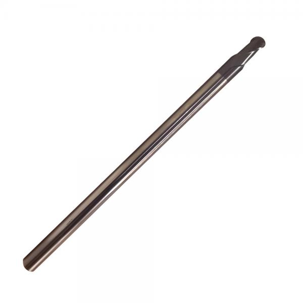 Quality HRC55 2 Flute Tungsten Carbide Ball Nose Endmill for Steel for sale