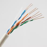 Quality CCA Conductor 0.45 Solid 4 Pair Cat5e UTP Cable for sale