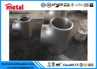 China Alloy 825 Nickel Alloy Pipe Fittings Equal Tee For Oil Gas Sewage Transport factory
