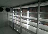 China Back Loading Display Walk In Freezer Room , Led Light Industrial Cold Room factory