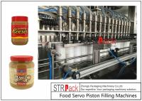 China Peanut Butter Bottle Inline Volumetric Piston Filling Machine 0.6Mpa factory