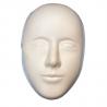 China Yellow Silicone Tattoo Practice Skin Face Silica Head Size 22cm * 14cm factory