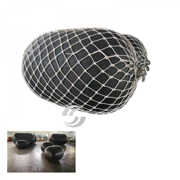 Quality Marine Berthing Pneuamtic Rubber Fenders 1.0m x 1.5m Rope Cover Fender for sale