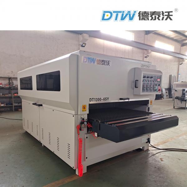 Quality DTWMAC Wood Surface Finishing Machine DT1300-6SY Primer Carving Brush Sander for sale