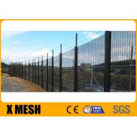 Quality Easily Assembled 0.6m Clear View Fencing Anti Theft No Climb Powder Coated High for sale
