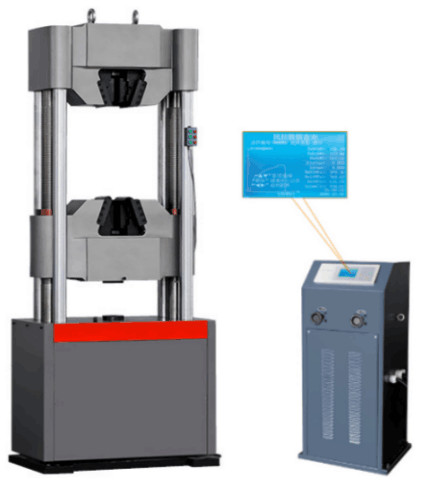 Quality Liquid Crystal Servo Hydraulic Testing Machine 100KN Max Load Capacity for sale