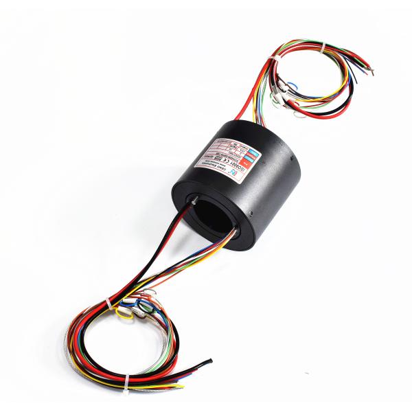 Quality Hybrid Industrial Slip Ring Transmit Power / Signal High Insulation Resistant for sale