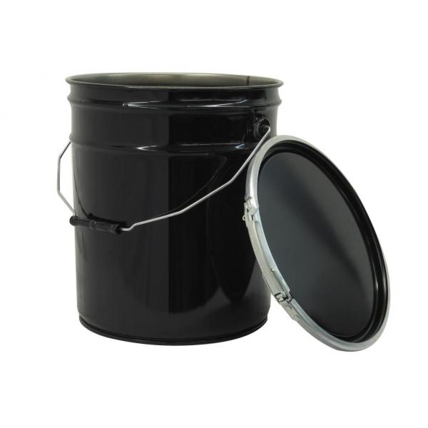 Quality Tinplate Ink Bucket Corrosion Resistant 1 Gallon To 6 Gallon for sale