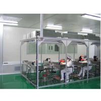China Aluminum Positive Pressure Soft Wall Clean Room Vertical Laminar Flow Booth factory