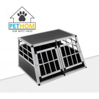 China Large Dog Crate Sturdy Cage Car Transport Double Carrier Partition Wall Safe factory