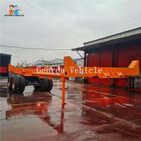 China 18.5m Two Axles Bogie Suspension Logging Truck Trailer factory