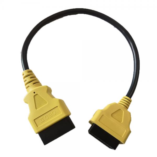 Quality 12V/24V OBD2 OBD Port Extension Cable Brass ABS Material Length 30cm for sale