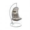 China UV Resistance Egg Shaped Rattan Hanging Swing Chair factory