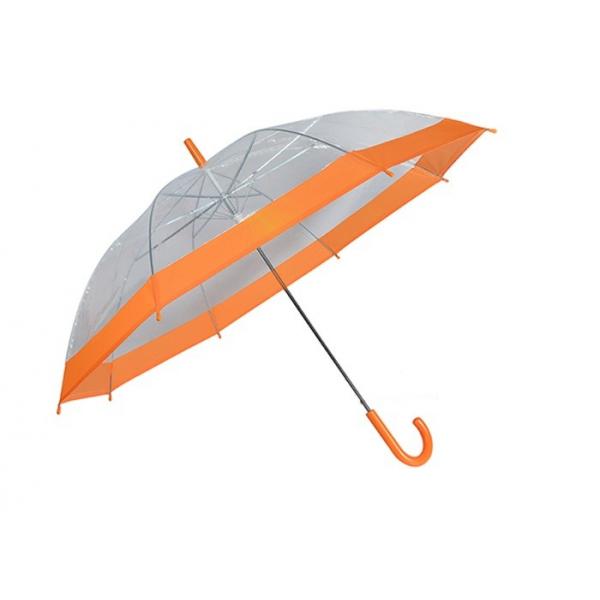 Quality Automatic Poe Materials Promotional Printed Umbrella For Advertising Border Piping Edge for sale